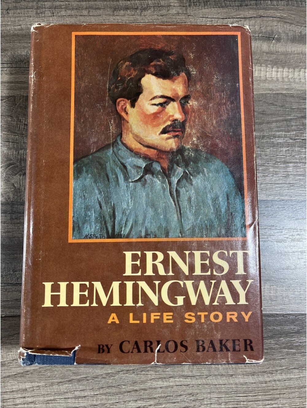 ERNEST HEMINGWAY: A Life Story, by Carlos Baker HC/DJ Scribners 1969